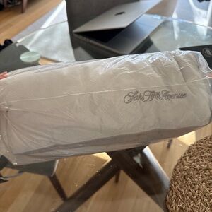 Saks Fifth Avenue grey blanket